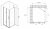 Душевой уголок Abber Zart 70x80 AG08070P-S81 профиль Хром стекло прозрачное 