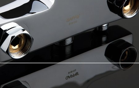 Смеситель для ванны Gappo G07 G2207 универсальный Хром 