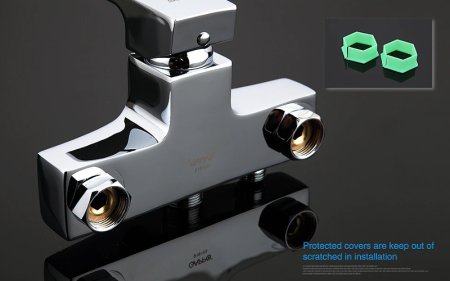 Смеситель для ванны Gappo G07 G2207 универсальный Хром 