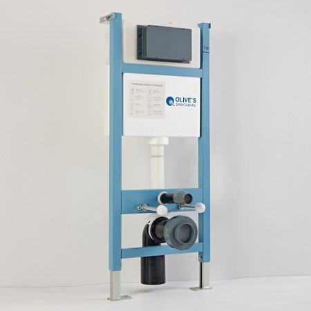 Инсталляция Olive's M48010 для унитаза без клавиши смыва 