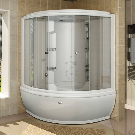 Душевой бокс Radomir Калифорния 1 стекло матовое 