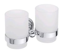 Стакан Bemeta Retro 144310022 хром/стекло матовое, двойной