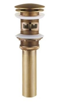 Донный клапан без перелива SantiLine SL-110 Бронза 