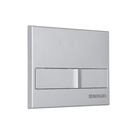 Система инсталляции для унитазов Berges Wasserhaus Novum L2 с кнопкой смыва матовый хром 