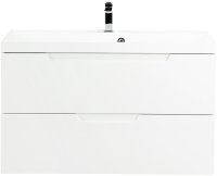 Тумба с раковиной BelBagno VITTORIA-1000-2C-SO-BO-P Bianco Opaco