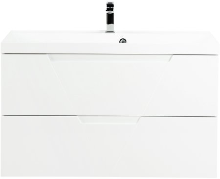 Тумба с раковиной BelBagno VITTORIA-1000-2C-SO-BO-P Bianco Opaco 