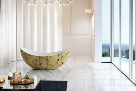 Акриловая ванна ABBER AB9333Gold 