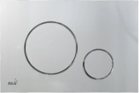 Кнопка смыва AlcaPlast THIN M672 хром матовый