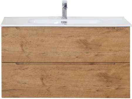 Тумба с раковиной BelBagno ETNA-1000-2C-SO-RN-P Rovere Nature 