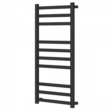 Полотенцесушитель электрический Point Меркурий PN83850B П10 500x1000, диммер справа, черный 