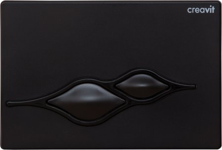 Кнопка смыва Creavit Ufo GP1002.01 черный матовый 