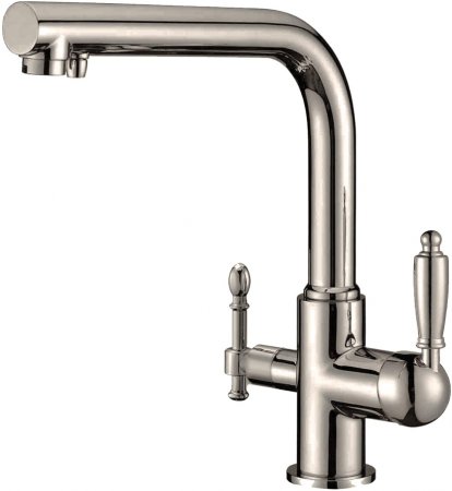 Смеситель для кухонной мойки Zorg Clean Water ZR 313 YF-33 NICKEL 