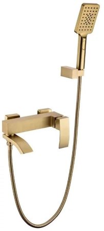 Смеситель для ванны Grocenberg GB8007MG, матовое золото 