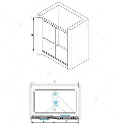 Душевая дверь RGW TO-11 