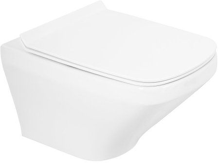 Унитаз BelBagno Sela BB3201CHR подвесной Белый без сиденья 