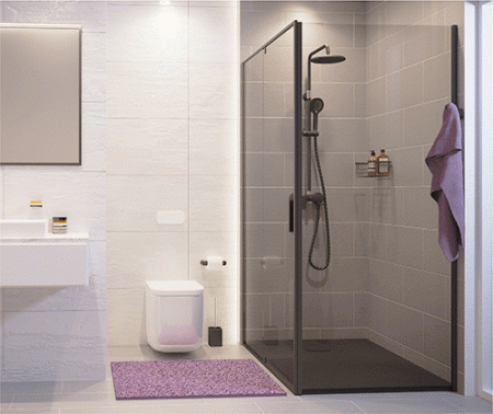 Душевой уголок WasserKRAFT Elbe 74P10, 1200x1000x2000 