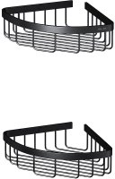 Полка корзина AM.PM Sense L A7452222 угловая Черная матовая