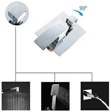 Душевая система Gappo G7107-20 Хром 