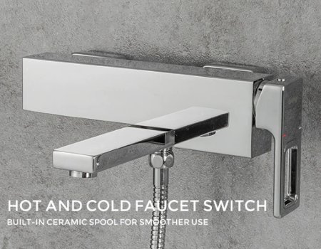 Смеситель для ванны Gappo G18 G3018 Хром 