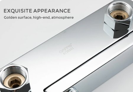 Смеситель для ванны Gappo G18 G3018 Хром 