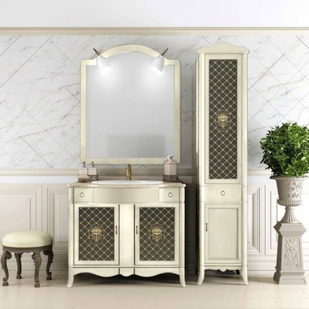 Шкаф пенал Opadiris Виктория 40 R Z0000012696 Слоновая кость 