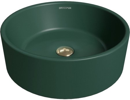 Раковина-чаша Grossman 40 GR-3013OLM Светло-зеленая матовая 