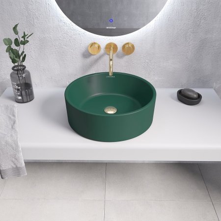 Раковина-чаша Grossman 40 GR-3013OLM Светло-зеленая матовая 