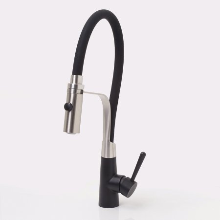 Смеситель WasserKRAFT A8417 для кухонной мойки, черный 