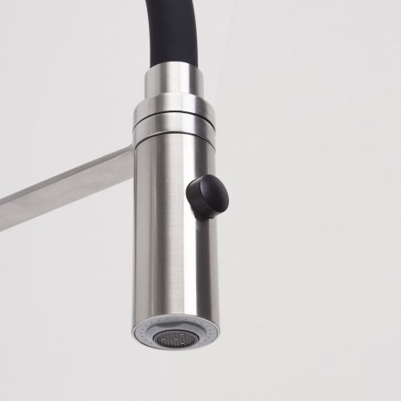 Смеситель WasserKRAFT A8417 для кухонной мойки, черный 