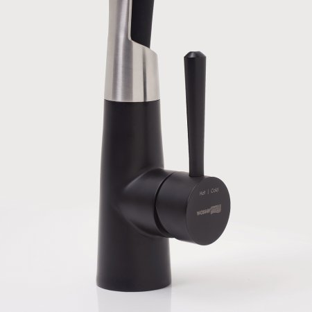 Смеситель WasserKRAFT A8417 для кухонной мойки, черный 