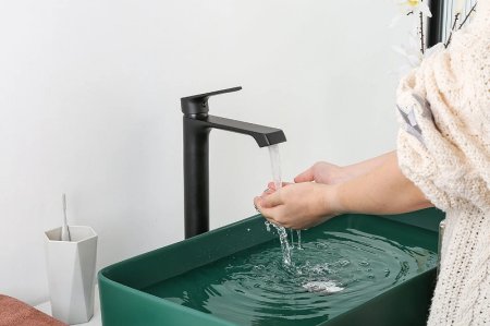 Смеситель для раковины Frap H71-6 F1071-26 Черный матовый 