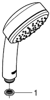 Ручной душ Grohe Tempesta Cosmopolitan 100 26082002 Хром 