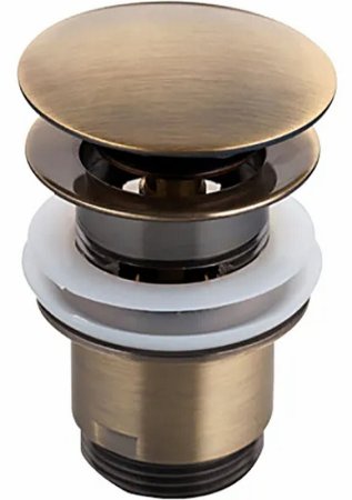 Донный клапан Frap F60-4 click-clack Бронза 