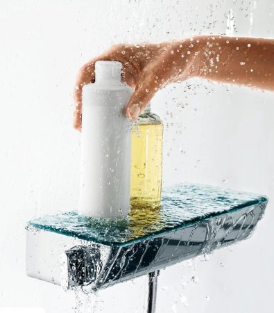 Смеситель для душа Hansgrohe Ecostat Select 13161000 с термостатом Хром 