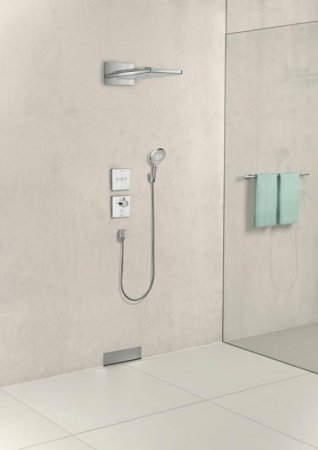 Смеситель для душа Hansgrohe ShowerSelect 15735400 с термостатом Белый Хром 