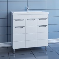 Тумба Санта Родос 80 с умывальником Фостер 80