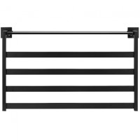 Электрический полотенцесушитель Black&White Universe N-333B 58х35 333BN с полкой Черный матовый
