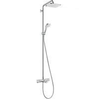 Душевая система Hansgrohe Croma E Showerpipe 27687000 с термостатом Хром