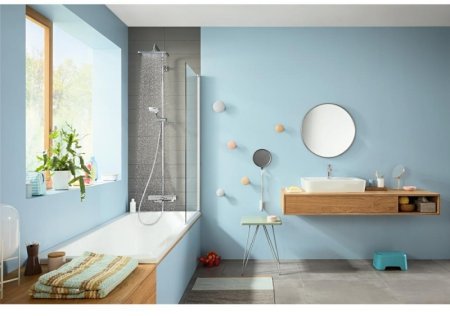 Душевая система Hansgrohe Croma E Showerpipe 27687000 с термостатом Хром 