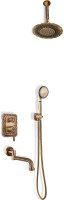 Душевая система Bronze de Luxe Windsor 10137/1DF Бронза