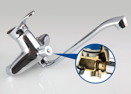 Смеситель для ванны Frap H01 F2201 универсальный Хром 