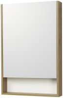 Зеркальный шкаф Aquaton Сканди 55 1A252102SDZ90 Белый Дуб рустикальный