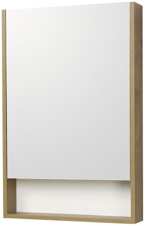Зеркальный шкаф Aquaton Сканди 55 1A252102SDZ90 Белый Дуб рустикальный 