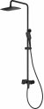 Душевая система Rush Nevis NE1735-40Black Черная матовая 