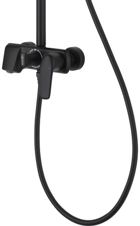 Душевая система Rush Nevis NE1735-40Black Черная матовая 