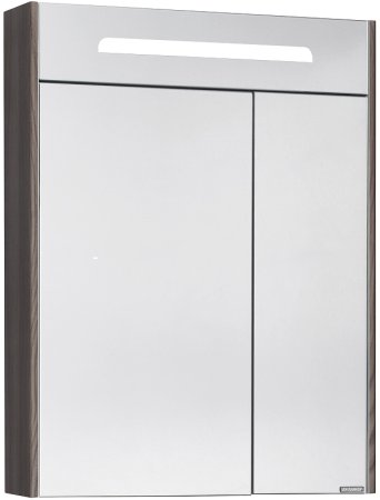 Зеркальный шкаф Aquaton Сильва 60 1A216202SIW50 с подсветкой Дуб макиато 