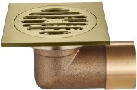 Душевой трап Raglo R605.10.03, сатин золотой