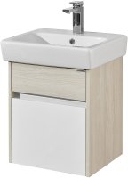 Тумба под раковину Aquaton Верди PRO 50 1A195901VDAV0 подвесная Белый Ясень фабрик