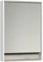 Зеркальный шкаф Aquaton Капри 60 1A230302KPDA0 с подсветкой Бетон пайн Белый