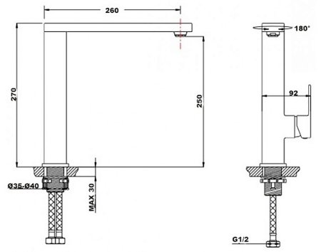 Смеситель для кухонной мойки Timo Selene 2066FN chrome 